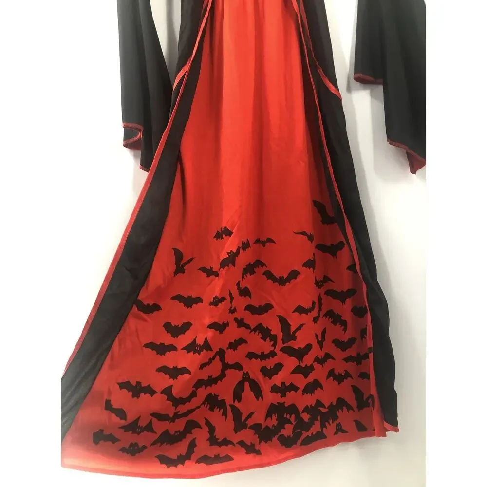 Halloween Vampire Costume for Girls Royal Queen Skirt Halloween Dress Up Sz M